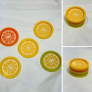 Vintage Citrus Coasters